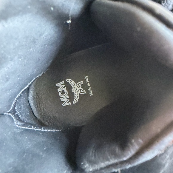 MCM Black High-Top Sneakers - Picture 6 of 9